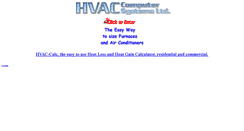 Desktop Screenshot of hvac-calc.com